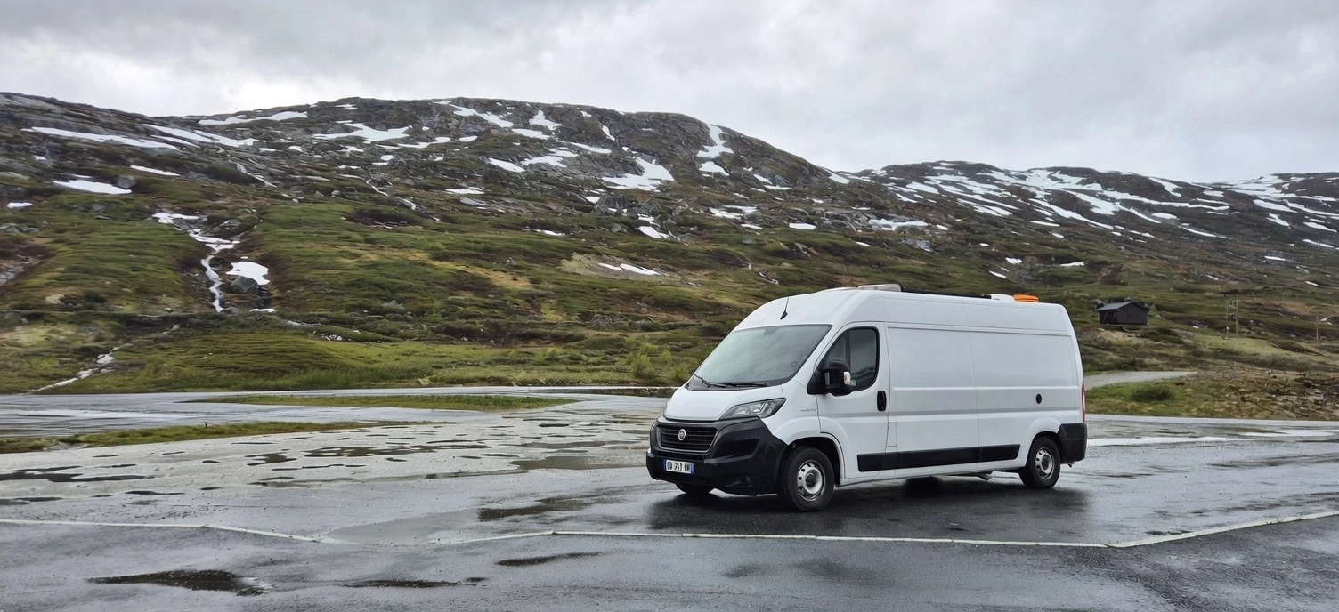 Van aménagé en Norvège