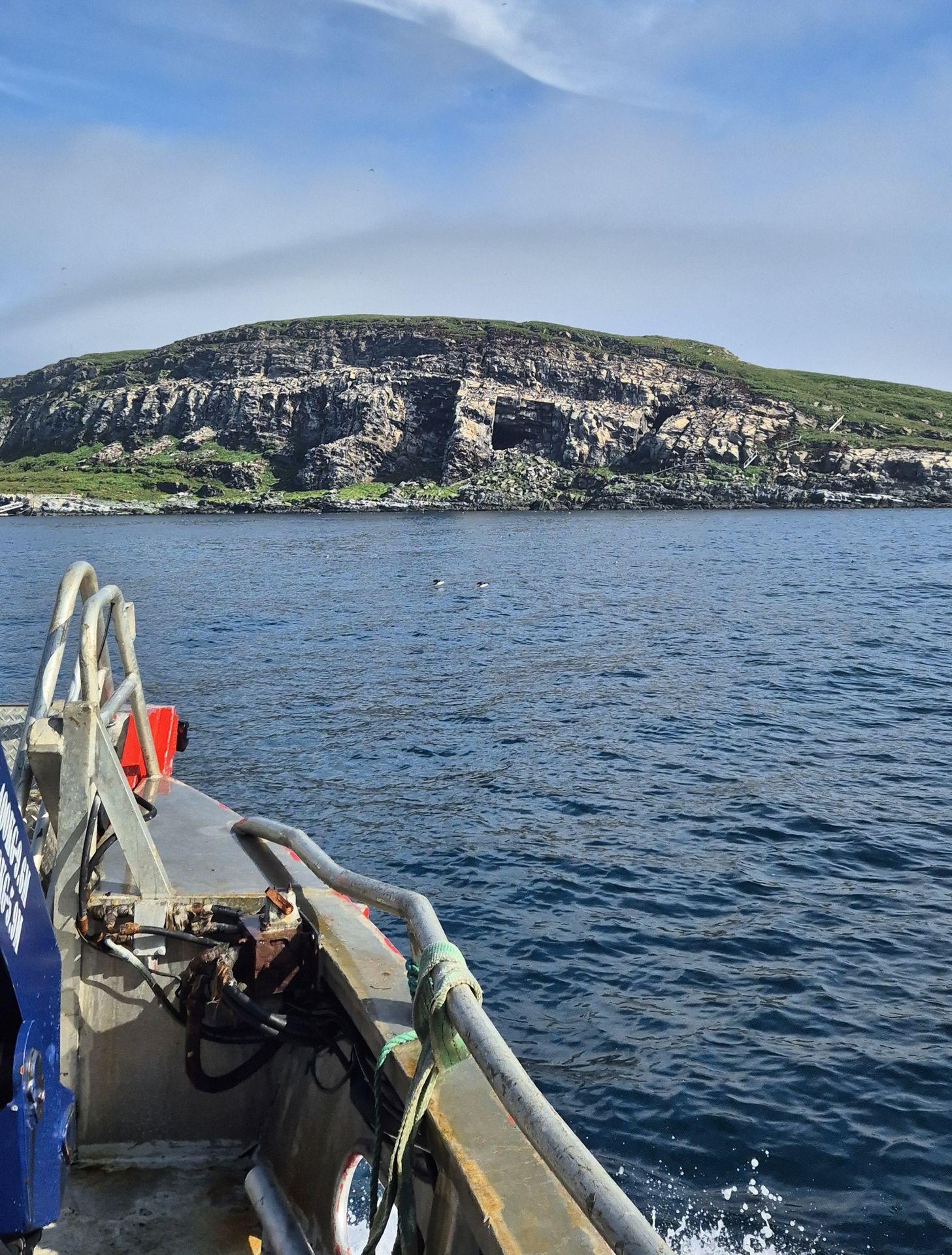 Bateau en direction d'hornoya