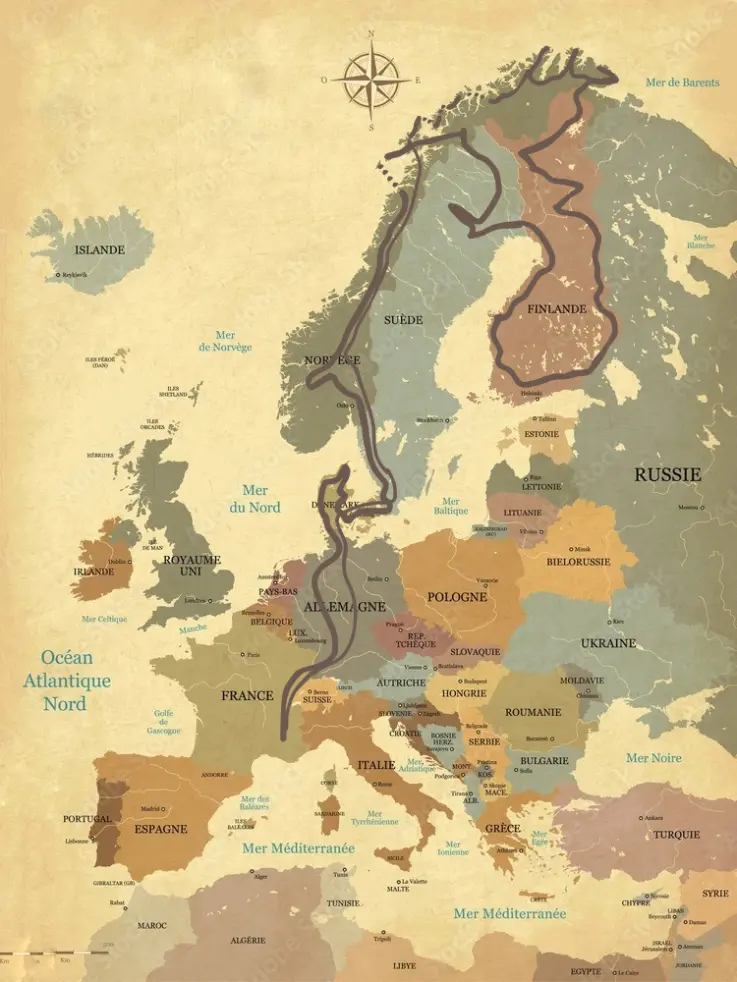 itinéraire voyage pays du nord